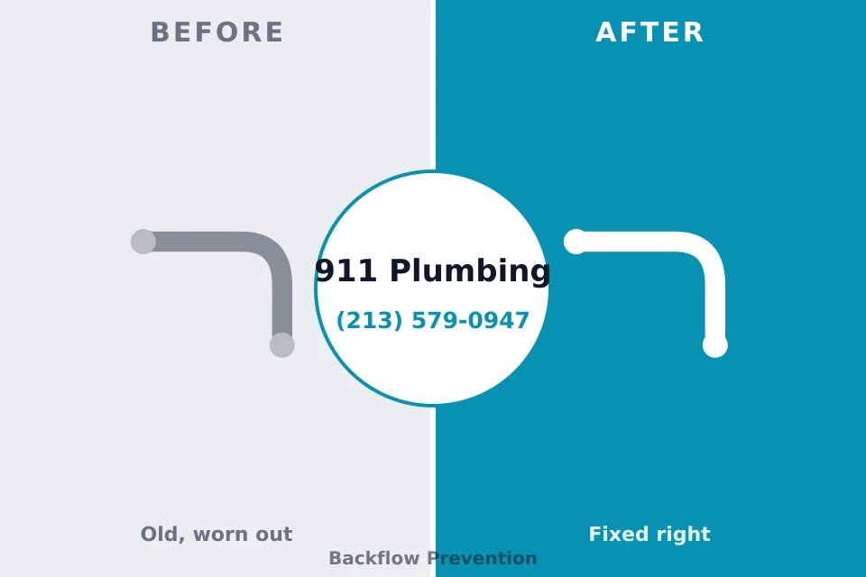 Before and after: plumbing repair New Iberia, LA